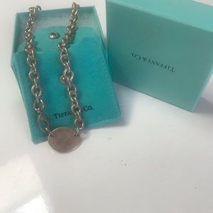 Please Return to Tiffany & Co oval chocker